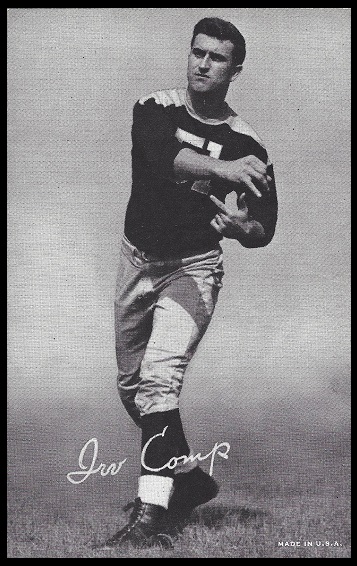 Irv Comp 1948-52 Exhibit football card Irv Comp 1948-52 Exhibit football card