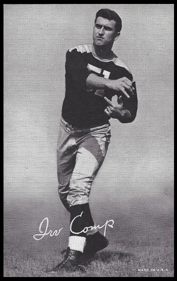 Irv Comp 1948-52 Exhibit football card