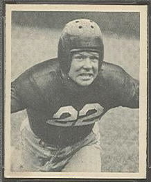 Chris Iverson 1948 Bowman football card