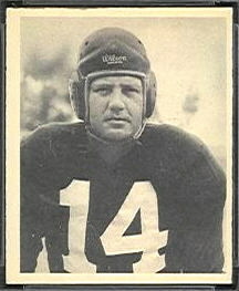 Tom Farmer 1948 Bowman football card