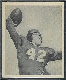 Charley Conerly 1948 Bowman football card Charley Conerly 1948 Bowman football card