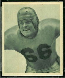 Gil Bouley 1948 Bowman football card