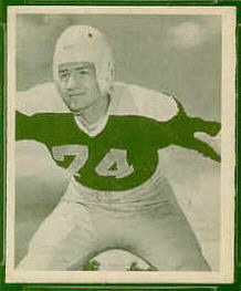 Larry Olsonoski 1948 Bowman football card