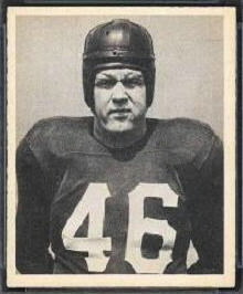 John Koniszewski 1948 Bowman football card