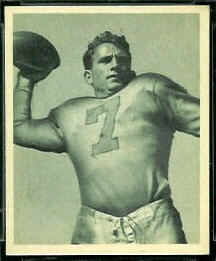 Bob Waterfield 1948 Bowman football card Bob Waterfield 1948 Bowman football card