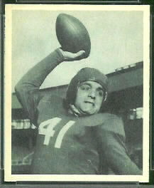 Paul Governali 1948 Bowman football card