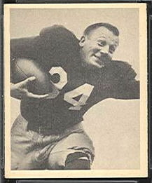 Pat Harder 1948 Bowman football card