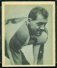 Vic Lindskog 1948 Bowman football card