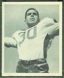 Bosh Pritchard 1948 Bowman football card