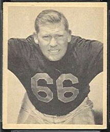 Bulldog Turner 1948 Bowman football card