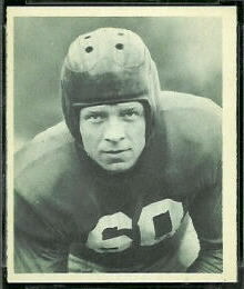 Len Younce 1948 Bowman football card