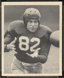 Ray Poole 1948 Bowman football card