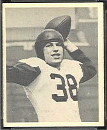 Skip Minisi 1948 Bowman football card