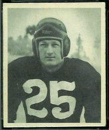 Dick Poillon 1948 Bowman football card