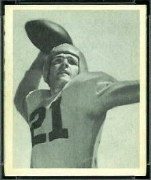 Jim Hardy 1948 Bowman football card