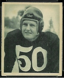 Robert Nussbaumer 1948 Bowman football card