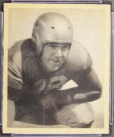 Paul Briggs 1948 Bowman football card