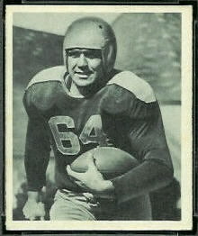 Ted Fritsch Sr. 1948 Bowman football card