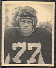 James Hefti 1948 Bowman football card James Hefti 1948 Bowman football card