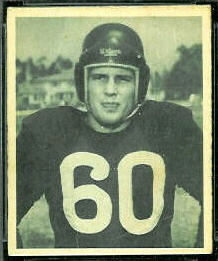 Bill Gray 1948 Bowman football card