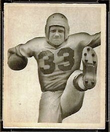 Herbert Banta 1948 Bowman football card