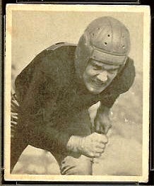 Bill Garnaas 1948 Bowman football card