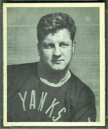 Frank Barzilauskas 1948 Bowman football card