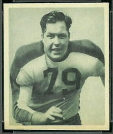Vic Sears 1948 Bowman football card Vic Sears 1948 Bowman football card