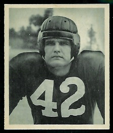 John Adams 1948 Bowman football card