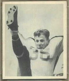 Joe Muha 1948 Bowman football card Joe Muha 1948 Bowman football card