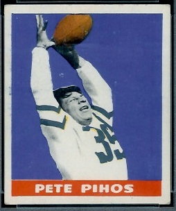 Pete Pihos 1948 Leaf football card