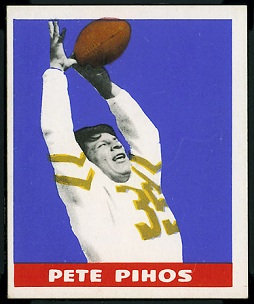 Pete Pihos 1948 Leaf football card