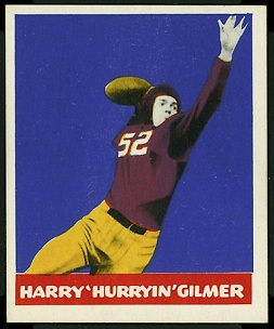 Harry Gilmer 1948 Leaf football card