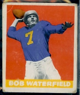Bob Waterfield 1948 Leaf football card Bob Waterfield 1948 Leaf football card