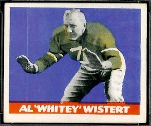Al Wistert 1948 Leaf football card Al Wistert 1948 Leaf football card