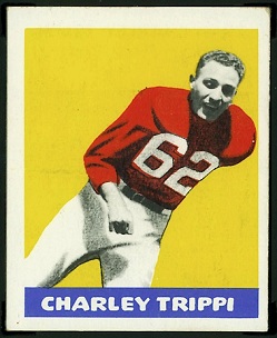 Charley Trippi 1948 Leaf football card