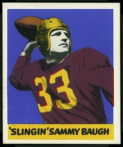 Sammy Baugh 1948 Leaf football card Sammy Baugh 1948 Leaf football card