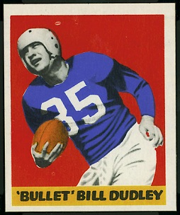 Bill Dudley 1948 Leaf football card