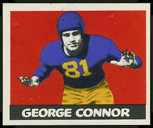 George Connor 1948 Leaf football card