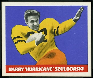 Harry Szulborski 1948 Leaf football card