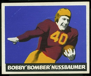 Robert Nussbaumer 1948 Leaf football card