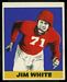 1948 Leaf Jim White football card