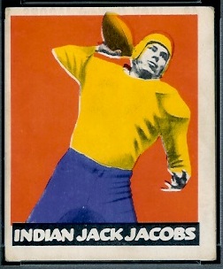 Jack Jacobs 1948 Leaf football card