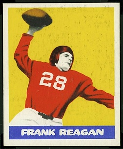 Frank Reagan 1948 Leaf football card