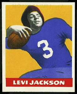 Levi Jackson 1948 Leaf football card