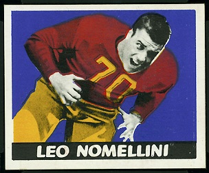Leo Nomellini 1948 Leaf football card Leo Nomellini 1948 Leaf football card