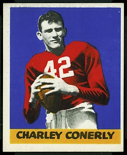 Charley Conerly 1948 Leaf football card