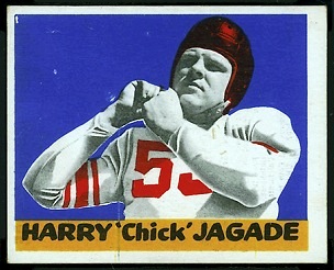 Harry Jagade 1948 Leaf football card