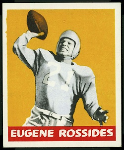 Eugene Rossides 1948 Leaf football card