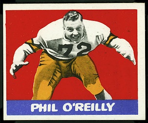 Phil O'Reilly 1948 Leaf football card